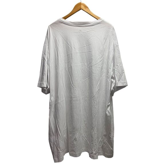 Psycho Bunny NEW Mens Size 5XL V-Neck Short Sleeve White S/S 100% Cotton T-Shirt - Picture 5 of 6